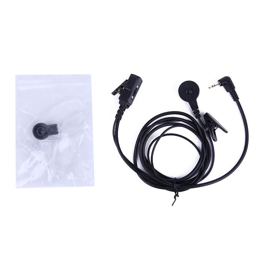 2.5mm 1Pin VOX Acoustic Tube Earpiece Headset Mic PTT for Motorola