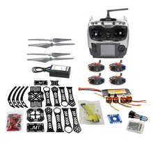 DIY Радиоуправляемый Дрон Квадрокоптер с 360 мм рамкой комплект QQ супер управление полетом Радиолинк AT9S передатчик зарядное устройство батарея бесщеточный мотор