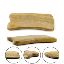 Натуральное сандаловое дерево Gua Sha доска деревянная подтяжка лица скребок для соскабливания лица массажный инструмент Спа Массажер для лица тонкая доска Guasha
