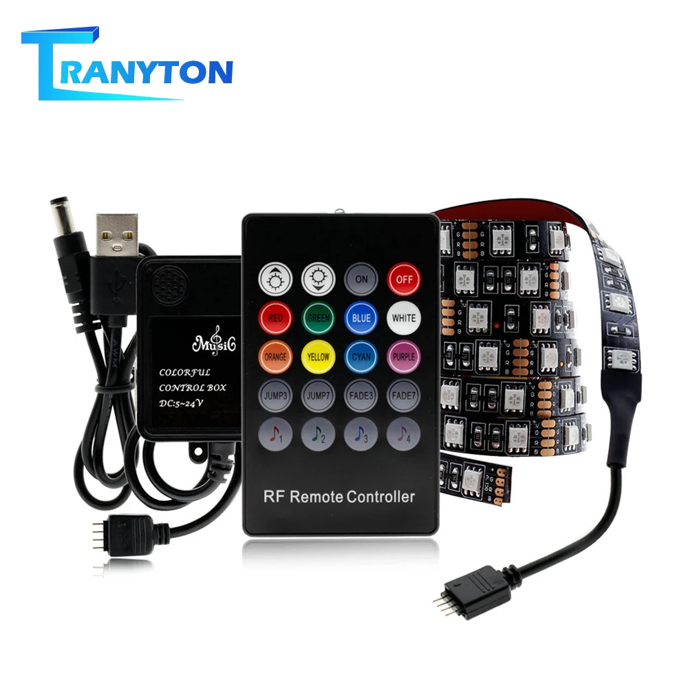 

Holiday Lighting USB RGB LED Strip RGB Color Changeable DIY Flexible LED Light Christmas Tree Decoracion Fairy Lights.