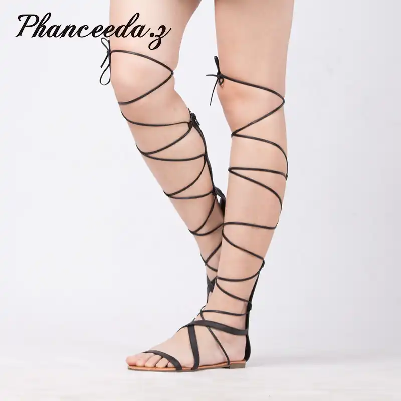 womens sandals tie up