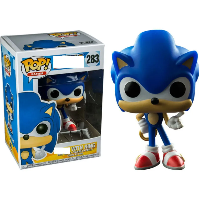 Funko pop SUPER SONIC с кольцом Shadow фигурку аниме модель ПВХ коллекционная игрушка для