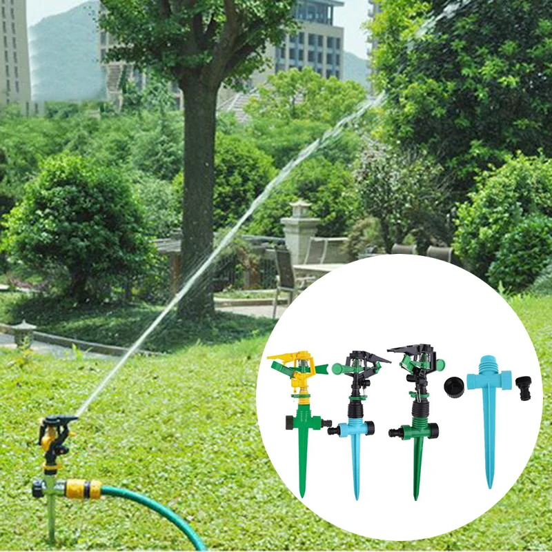 

Garden Lawn 360 Degree Rotating Watering Irrigation Tools Nozzle Impulse Sprinkler Fitting Garden