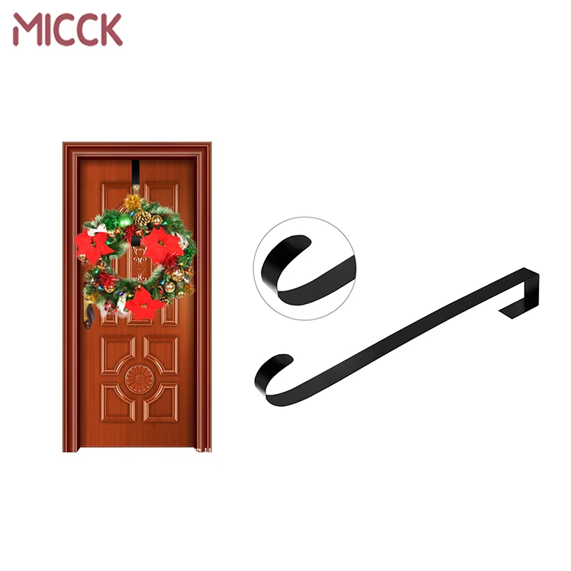 

MICCK Christmas Decorations Hook Metal Door Hanging Kitchen Storage Key Debris Bag Hanging Christmas Tree and Wardrobe Hook