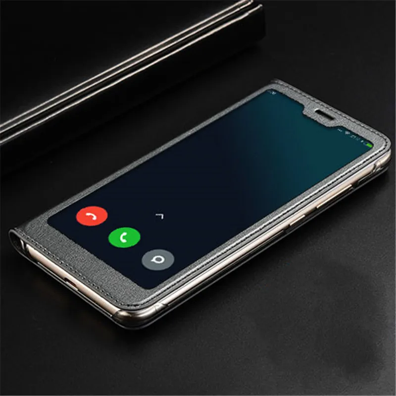 Newest for Xiaomi Redmi Note 6 Pro Case Full View Window PU Leather Flip Cover Funda Case for Xiaomi Redmi Note 6 Pro Phone Case04