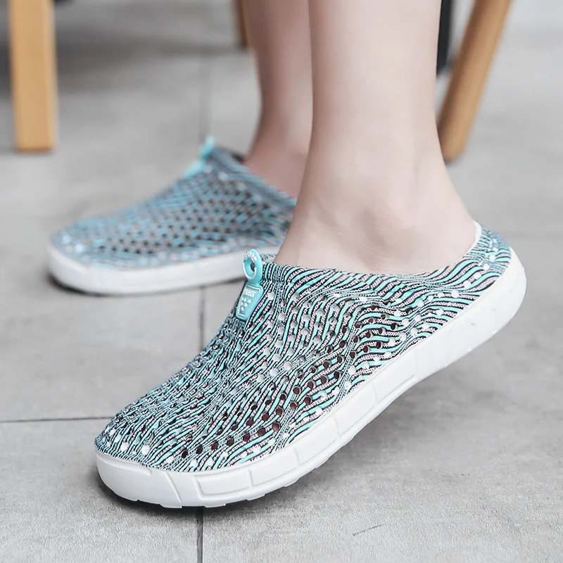 

Fashion Colorful Summer Women Slippers Casual Flat Sandals Shoes Mesh Beach Women Slides Shoes Tacones Mujer Sandales Femme