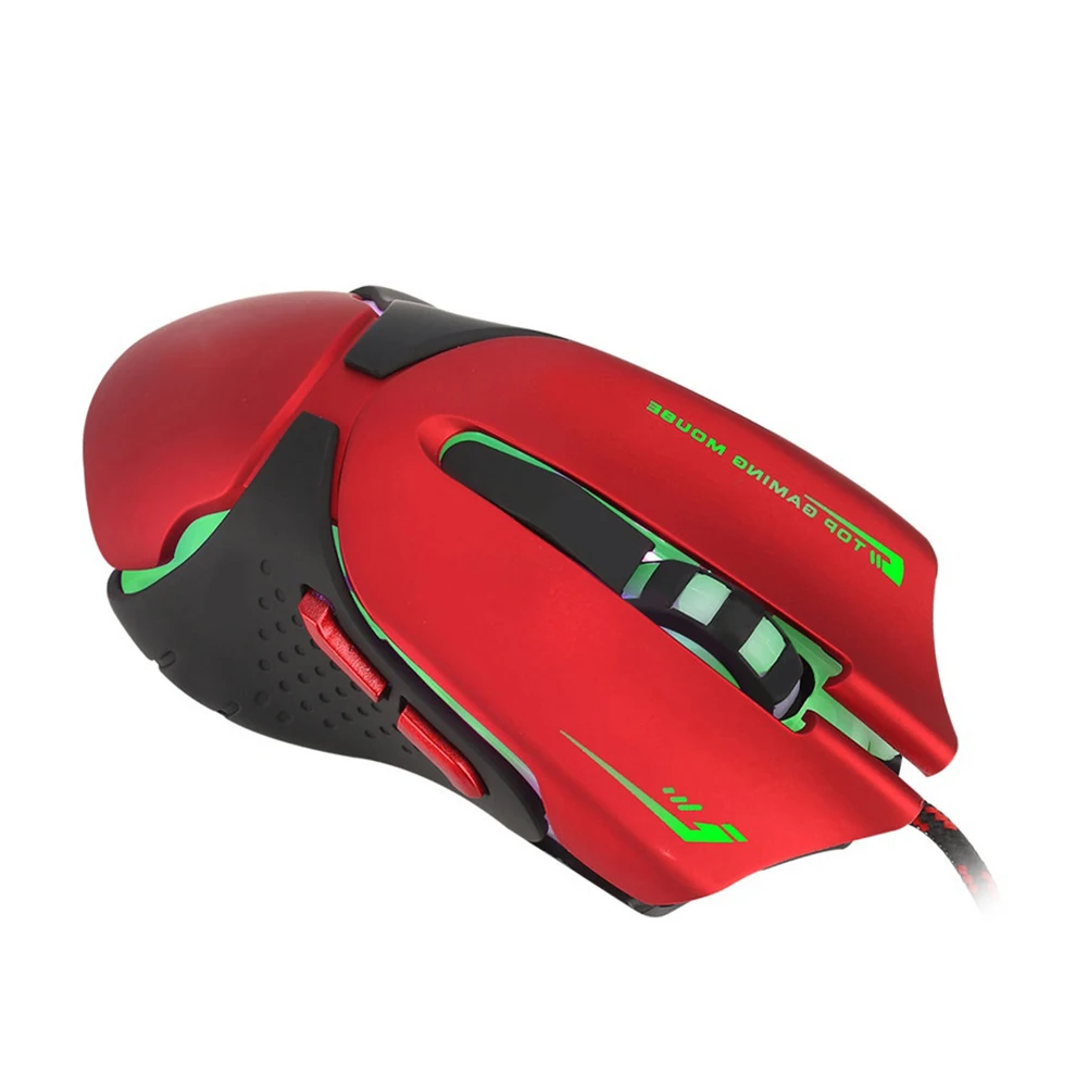 

Colorful LED Optical Ergonomics USB Wired 3200 DPI Gaming Mouse for Laptop PC