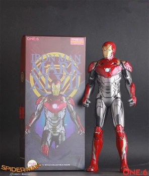 

Crazy Toys Marvel Spider Man Homecoming Iron Man MARK XLVII MK 47 1/6 Scale PVC Action Figure Collection Model Toys Doll 30cm