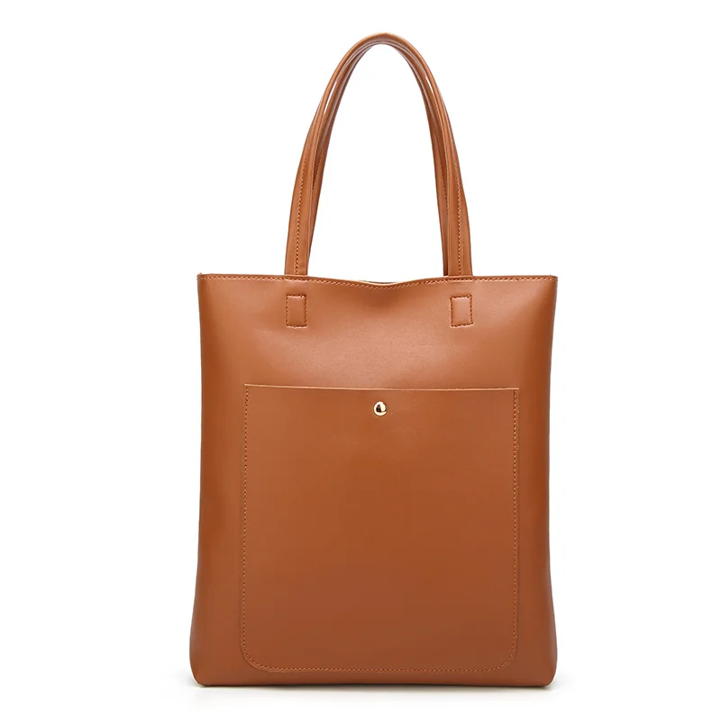 Ankareeda Для женщин мягкая кожаная сумка Высокое качество Для женщин сумка Элитный бренд ведро сумка женские Модные Сумки - Цвет: Коричневый