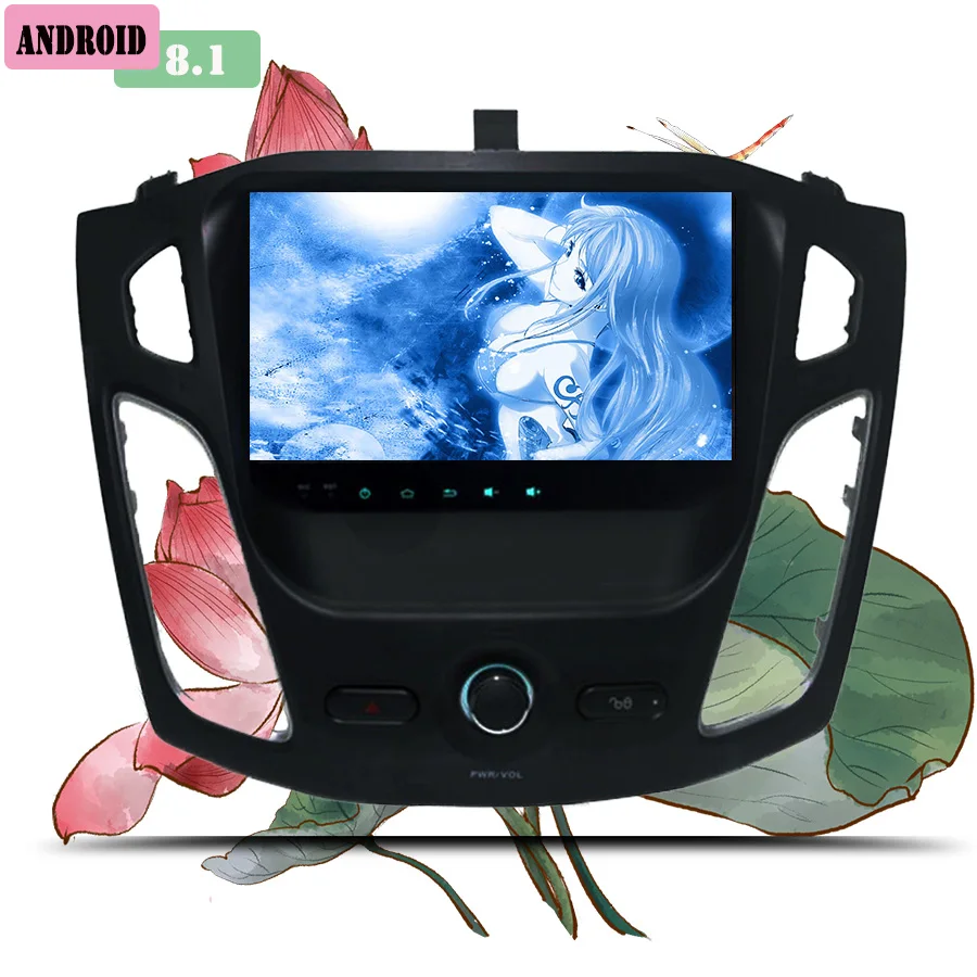 Sale 2GB RAM Android 9.1 Car DVD For 2012 2013 2014 Focus Auto Audio Video Radio Stereo WiFi GPS Navigation Backup Cam Tape Recorder 3