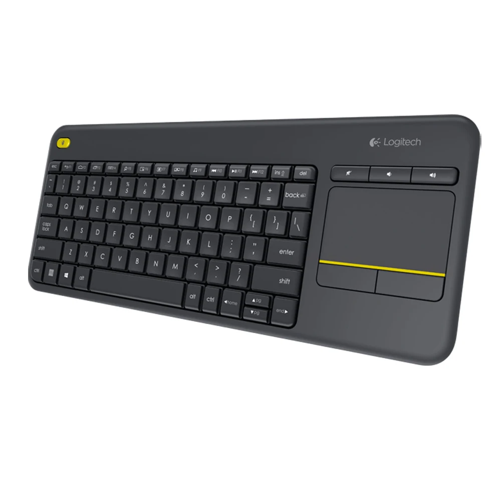 Беспроводная клавиатура Logitech K400 Plus 2 4G игровой ноутбук ПК геймер оригинальная