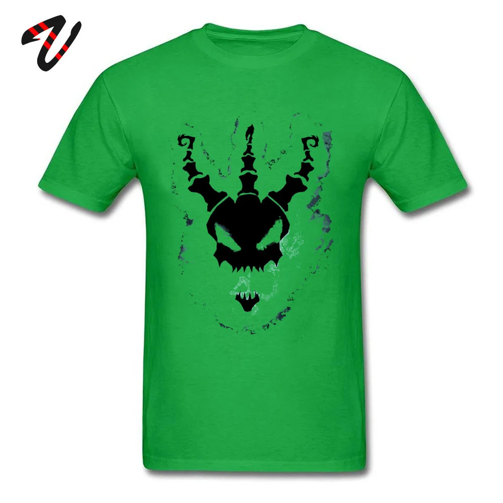 Thresh League of Legend Man Oversized Geek Tees Round Collar NEW YEAR DAY 100% Cotton T Shirt Casual Short Sleeve Tops & Tees Thresh League of Legend 19326 green