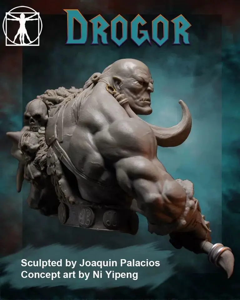 1/10 смолы бюст модели наборы Drogor (без основания) разобранный Неокрашенный|Наборы