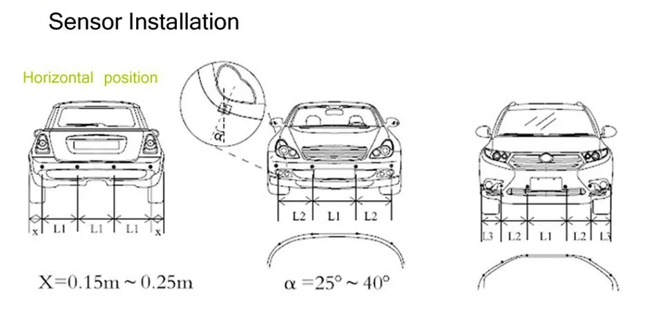 Новое поступление спереди и сзади датчик парковки заднего хода 8 сенсор s 9 цвета для варианта автомобиля парковочные системы радар