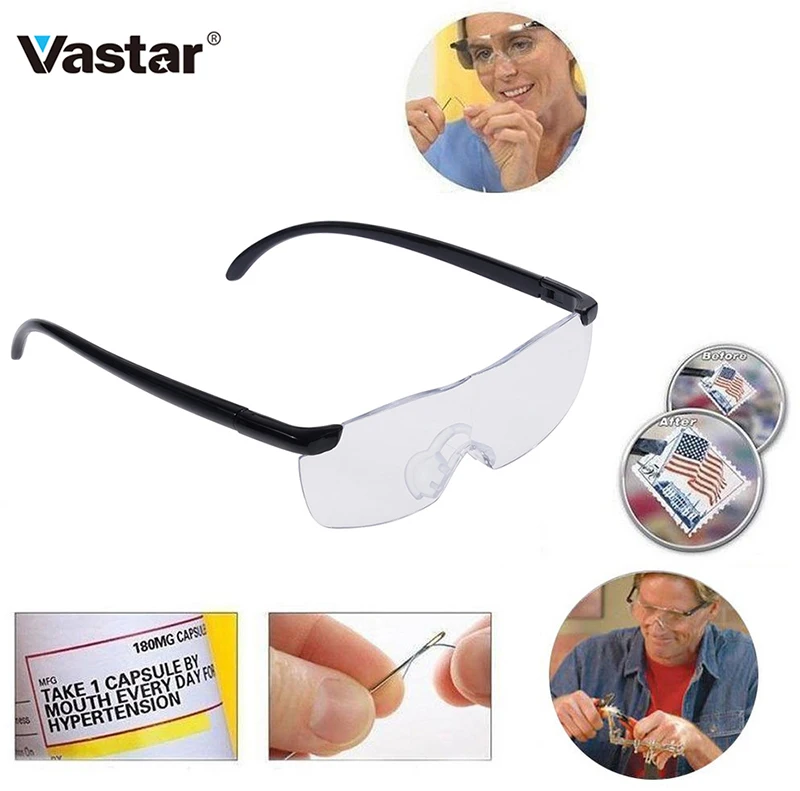 

Original Vastar 250 Degree Presbyopic Glasses Magnifiers Magnifying Eyewear Spectacles Eye Protection See 160% More Better
