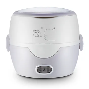 

1L Mini Rice Cooker Student Dormitory Noddles Hot Pot 2Double layers Insulation Steamers Electric Heating Cooking Lunch Box