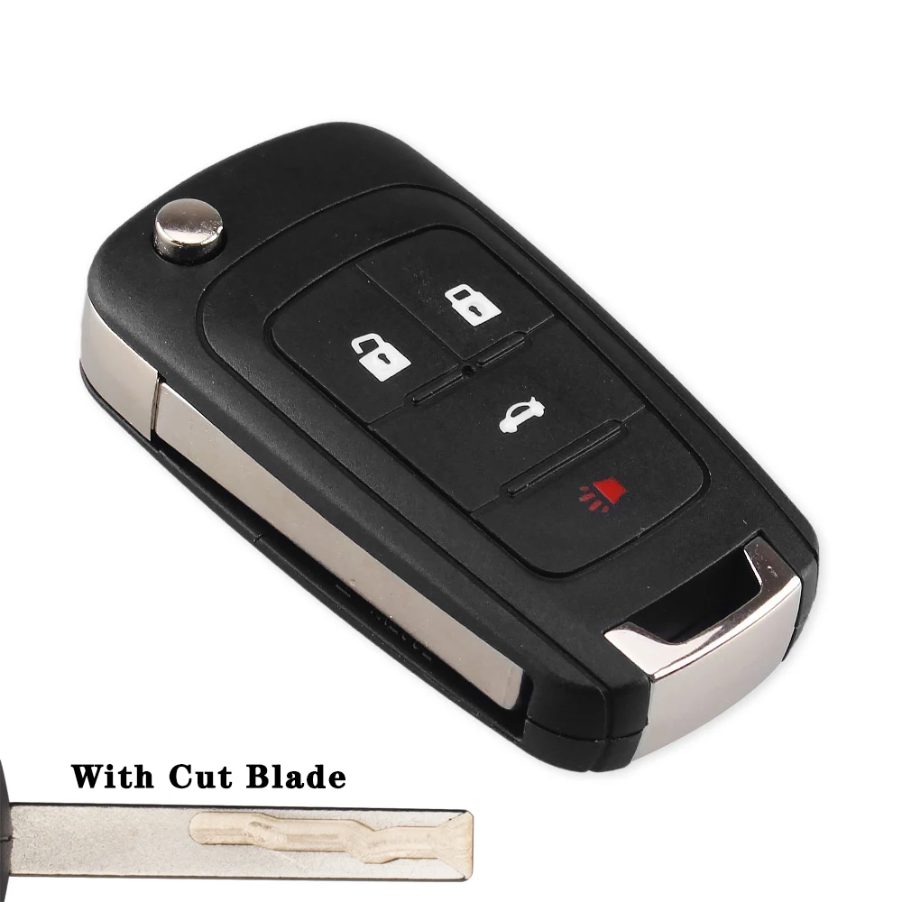 KEYYOU включает в себя режущий копировальный ключ пустая головка для стержня Удаленный Флип-ключ для автомобиля для Chevrolet круиз Малибу Aveo Spark Sail - Количество кнопок: 4 Кнопки
