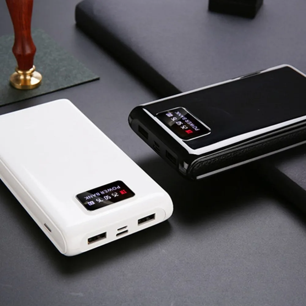 

Free Welding Power Bank Shell LCD Screen Digital Display Power Bank Charger DIY Module Powered By 6x 18650 Battery(not include)
