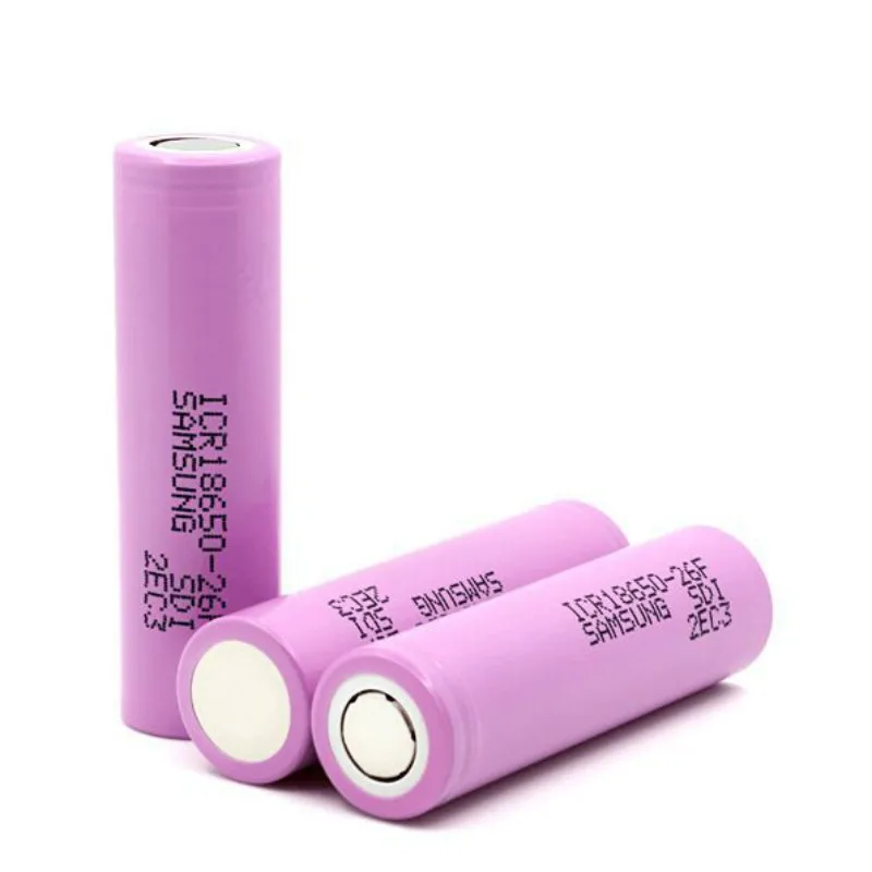 18650 аккумуляторная батарея 26F литий-ионная 3 7 V 2600mAh для Samsung реальная емкость ICR18650
