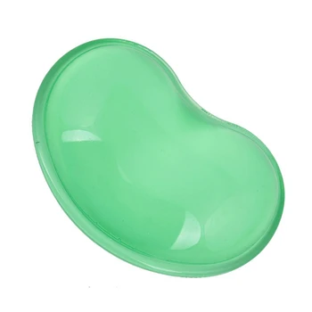 

Hot Clear Green Soft Heart Shape Gel Wrist Rest Computer Laptop Mouse Pad