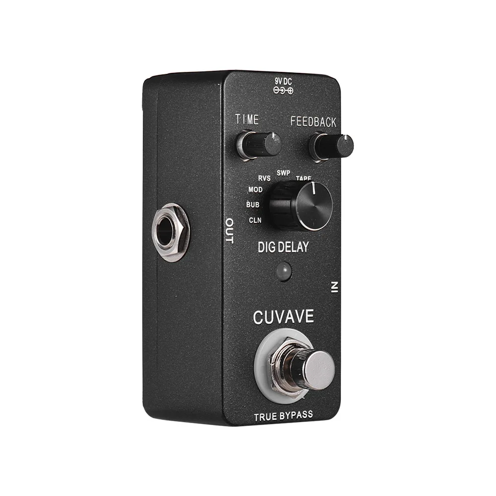Guitar Effect Pedal Digital Delay With 9 Delay Effects True Bypass