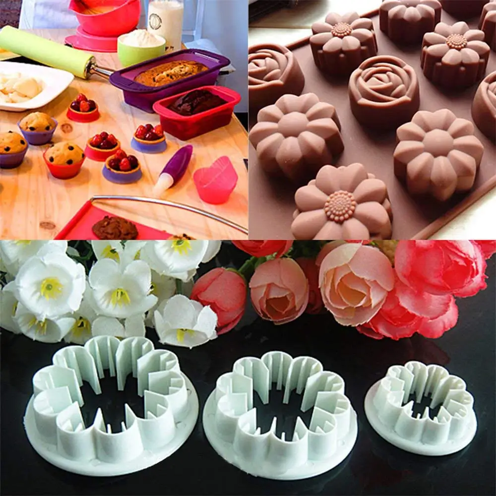 Печенье с помадкой украшения моделирования набор Плунжер Кондитерские изделия инструменты Скалка DIY ножики для разрезки торта Формы для сахара