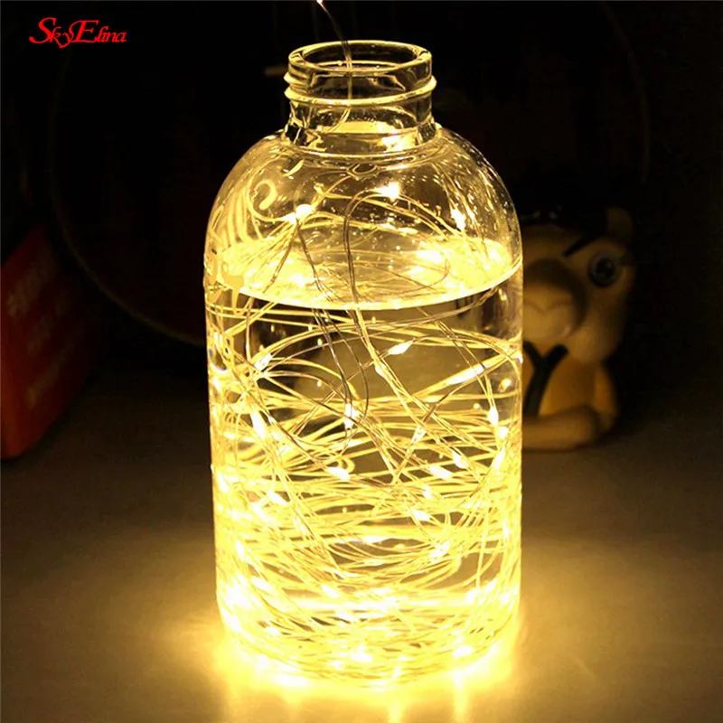 

2/5/10M LED Star Light String Twinkle Garlands Battery Powered Christmas Lamp Holiday Party Wedding Decorative Fairy Lights 6Z