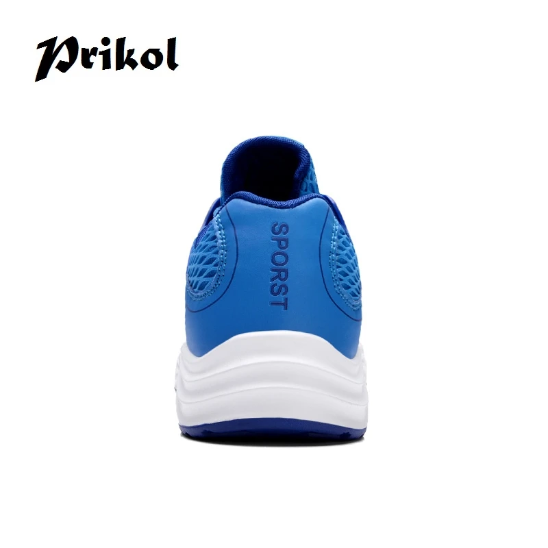 Prikol Роскошные брендовые летние Tenis Masculino Мужские дышащие спортивные туфли
