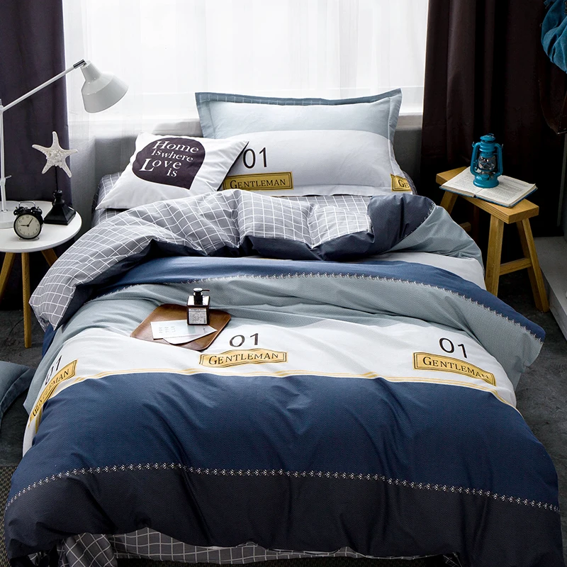 IvaRose nuevo Juego de Cama de algodón suave 3 piezas sábanas piezas de Cama plana funda de almohada Juego de Cama ropa de Cama funda de edredón de hoja conjunto de tamaño doble IvaRose nuevo Juego de Cama de algodón suave 3 piezas sábanas piezas de Cama plana funda de almohada Juego de Cama ropa de Cama funda de edredón de hoja conjunto de tamaño doble