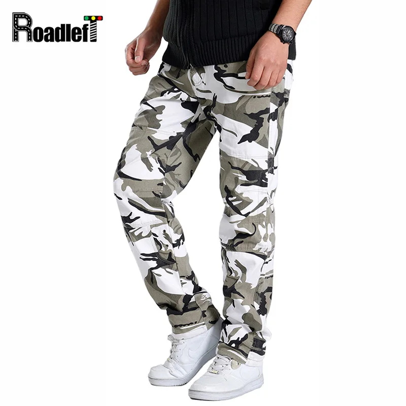 Mens fashion camouflage casual pants Men cotton trousers hip hop pants