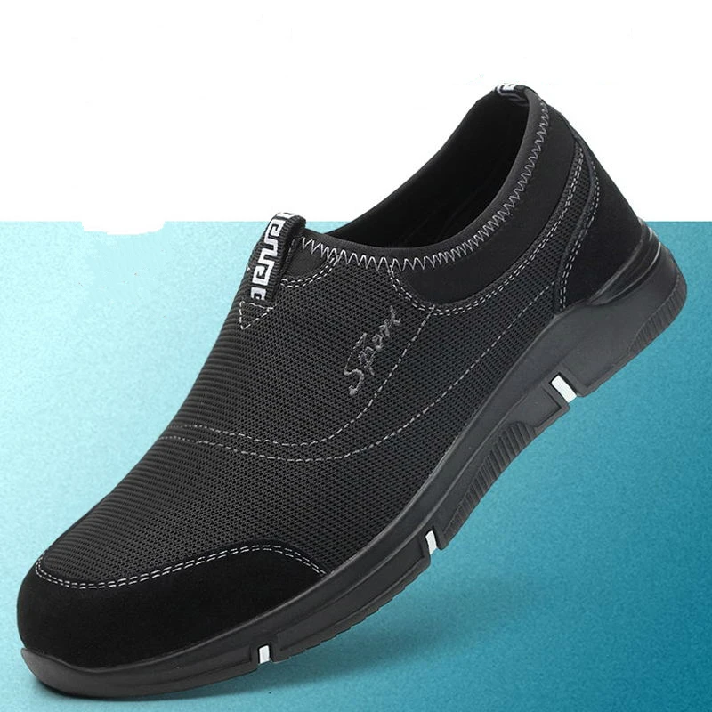 Biqueira Size Calçados Mens Masculino Moda Segurança Aço Botas Plus De Canteiro Slip Trabalho on Trabalhador Sapato Respirável Obras q4IqBw