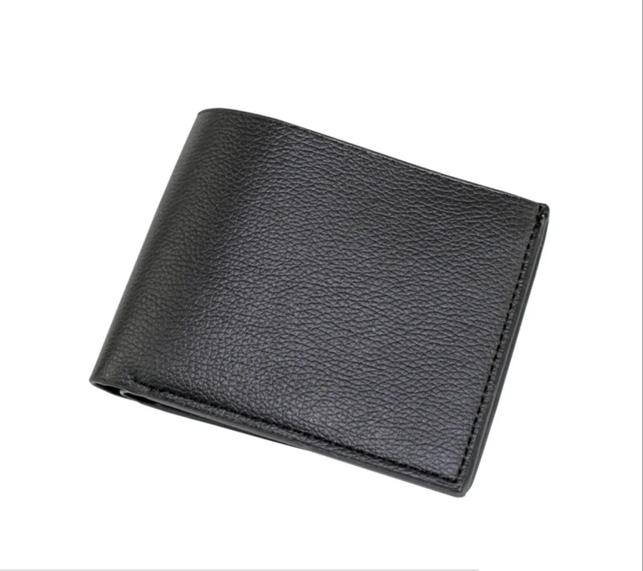 Мужские кошельки Кредитная и визитная карточка держатели модные черные кожаные кошельки бумажник Carteira подарок
