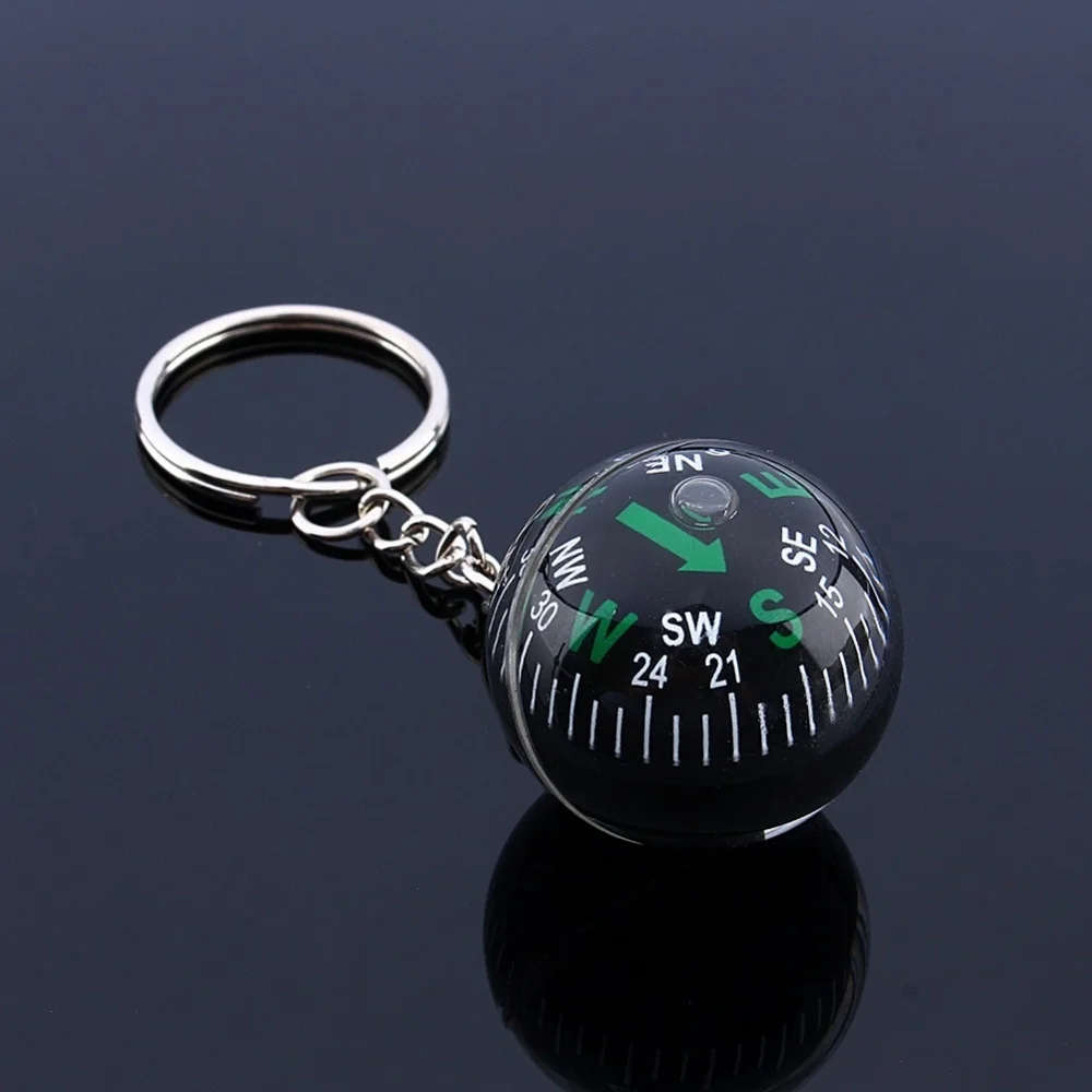 1PCS Popular 28mm High Quality Outdoor Keychain Liquid Ball Camping