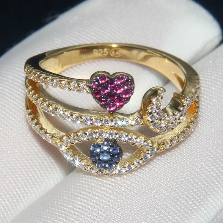 Buy High Quality 925 Sterling Silver Brand Ring Luxury