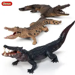 Oenux реалистичные фигурки земляники животные кабан Croc фигурки крокодил моделирование Savage животных модель фигурки коллекция дети подарок