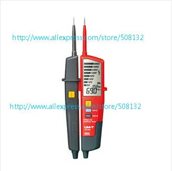 

UNI-T UT18D Auto Range Voltage Meter Continuity Tester with LCD Backlight Date Hold RCD Test and Self-inspection Detector