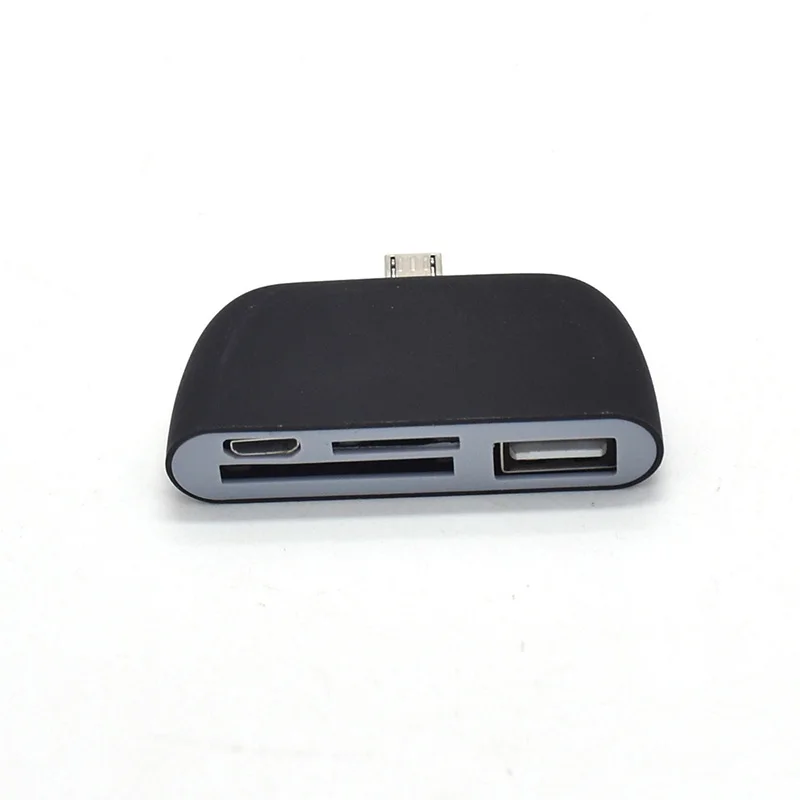 Nworld 4 в 1 USB 2,0 SD смарт-кардридер OTG TF кардридер адаптер с микро USB зарядным портом для ПК