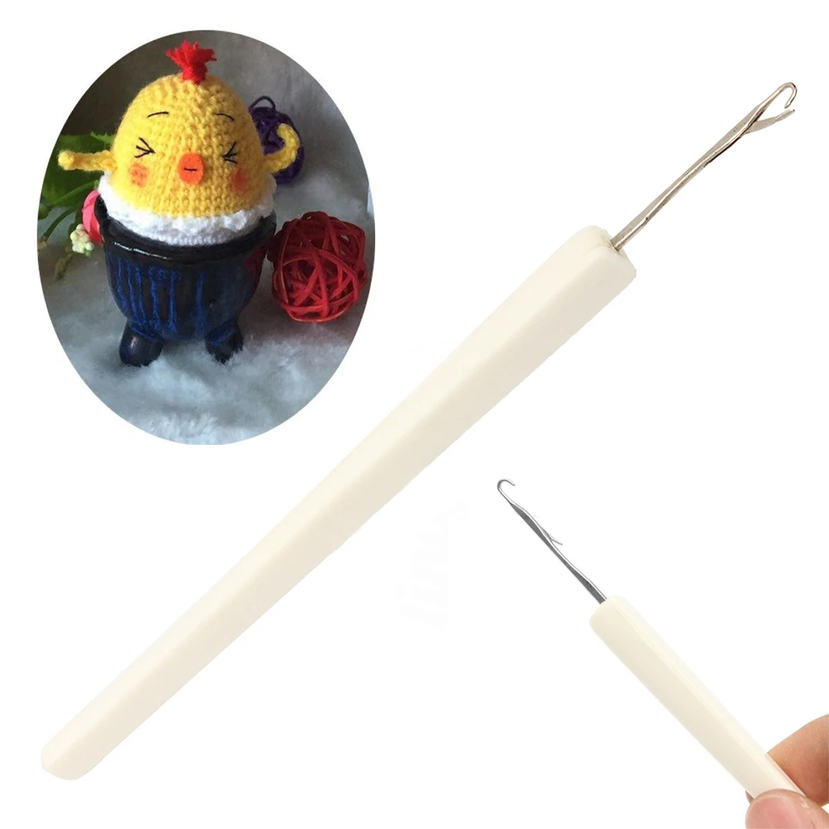 New Crochet Work Hook /& Latch Tool Set for Brother Singer 4.5mm Knitting Machine