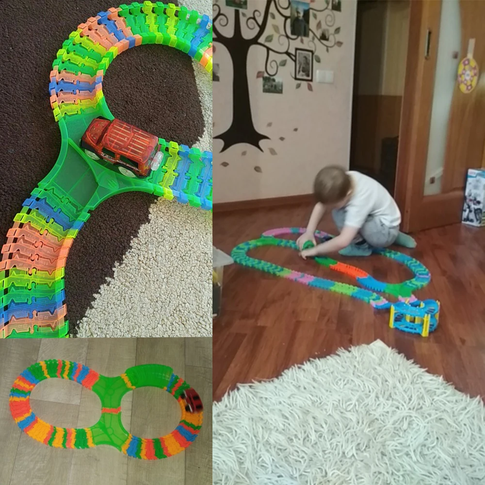 Car Racing Track Glow 1