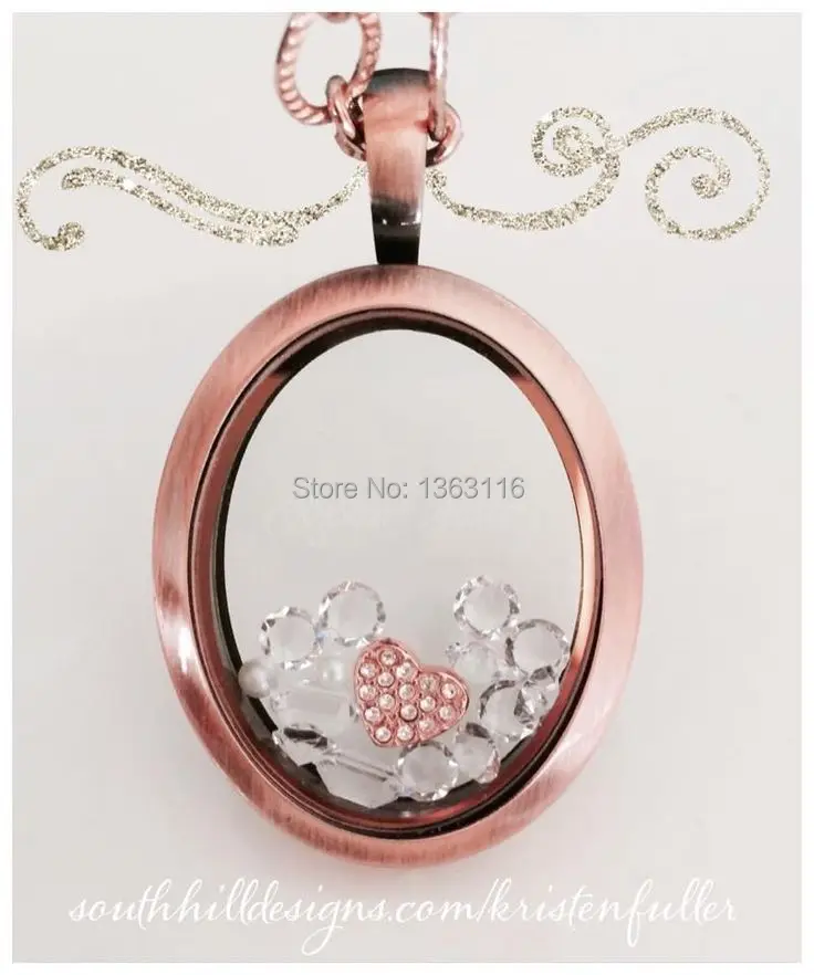 2017 New Vintage Oval Floating locket 