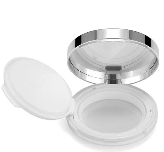 

1pc 15ml Empty DIY Air Cushion Case Puff Box BB Cream Round Box Container Dressing Air Cushion Sponge Powder Puff Mirror Travel