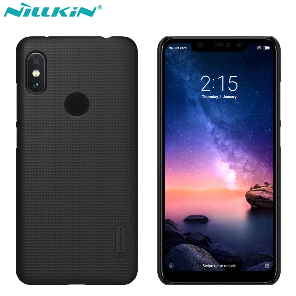 Case for Redmi Note 6 pro Cover redmi note 6 NILLKIN Frosted PC Hard Back Cover Case redmi note 6 pro global gift phone holder