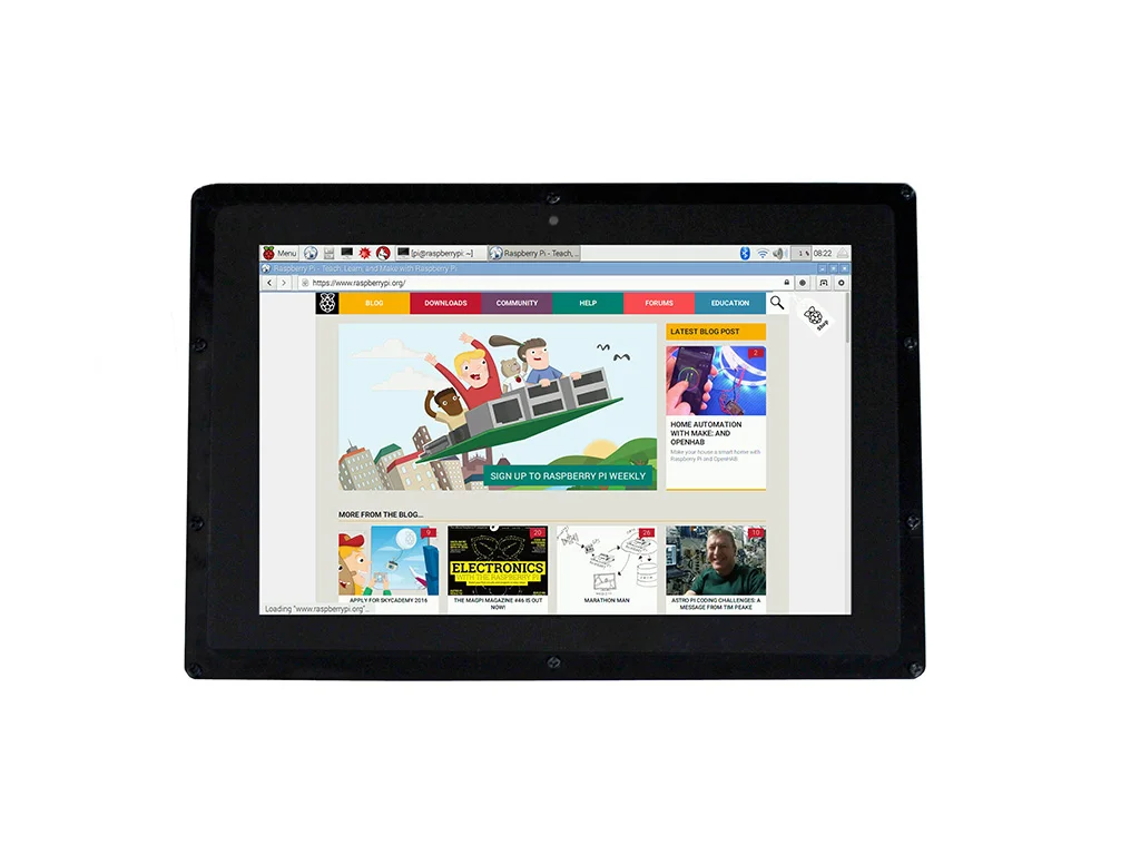  10.1inch raspberry pi 3 touch screen dispaly 10.1inch HDMI LCD (B) (with case) 1280*800 IPS
