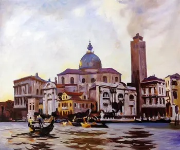 

Beautiful City Scence Painting Office Decoration Palazzo Labia, Venice, 1913 by John Singer Sargent Wall Art Hand Painted