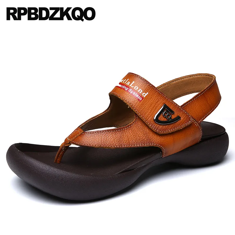 

platform breathable high quality sport brown designer native black shoes mens sandals 2019 summer outdoor strap genuine leather