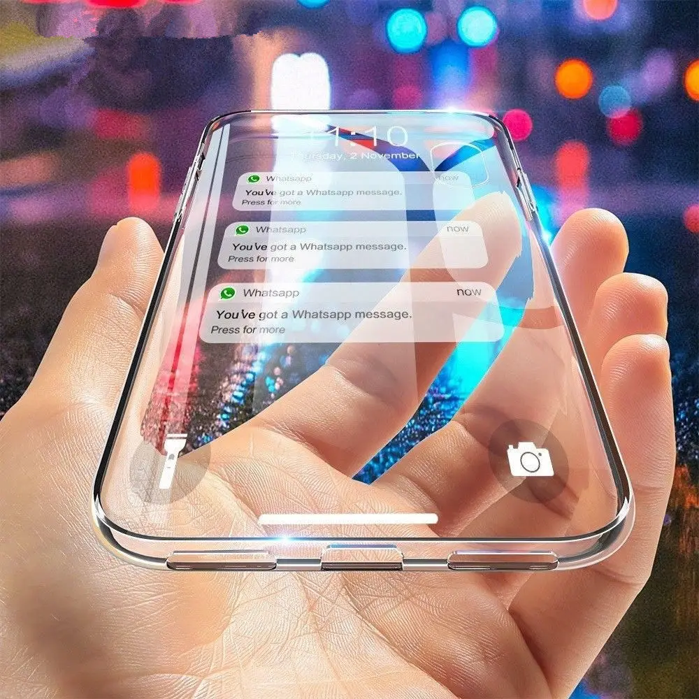 Hot Sale For iPhone XS / XS MAX / XR Crystal Clear Case Transparent Soft TPU Rubber New Type -in ...