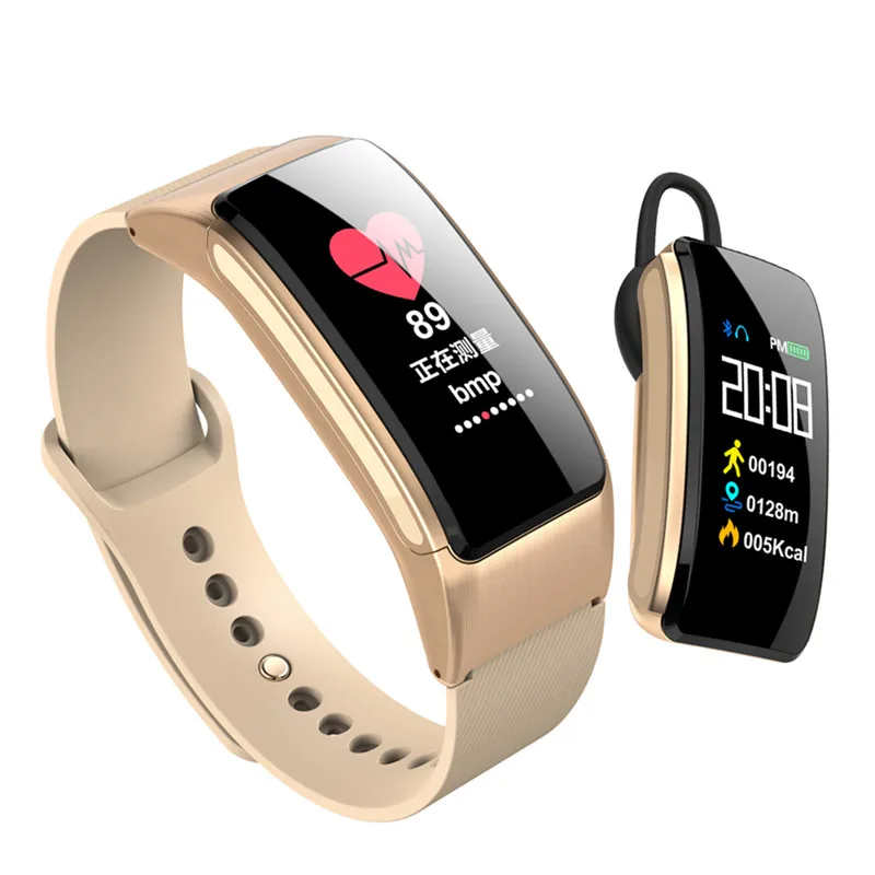 

Smart Bracelet B31 with Bluetooth Headset Talk Smart band Wristwatch Band Music Control Pedometer Sleep Monitor Smartband Watch