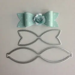 McDies стежка банты галстуки из металла прорезной трафарет для окраски ленты DIY штампованные заготовки для скрапбукинга декоративная