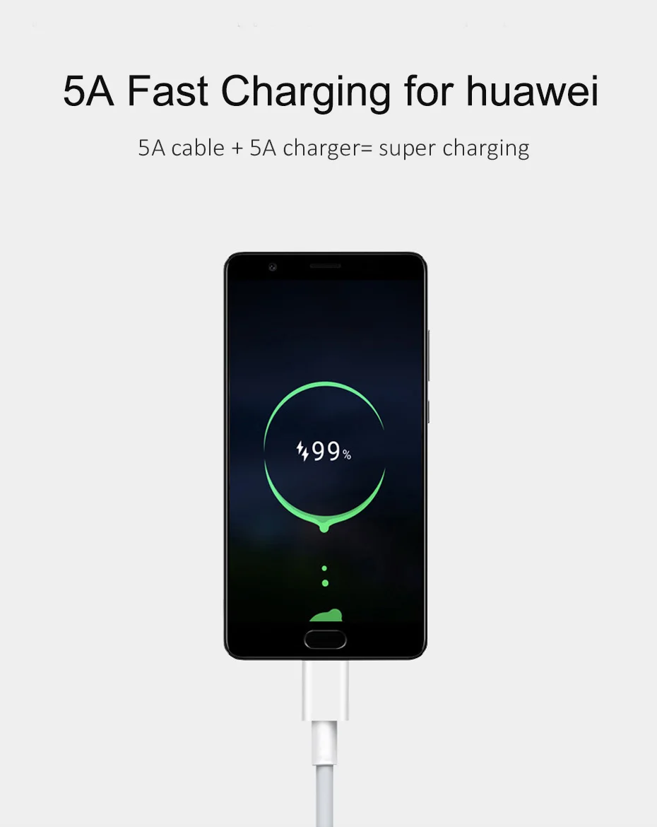 OUSU Quick Charge 4,0 5A Supercharge для huawei P30 P20 P10 pro mate 20 9 10 pro OTG usb type C кабель кабели для мобильных телефонов tipo C