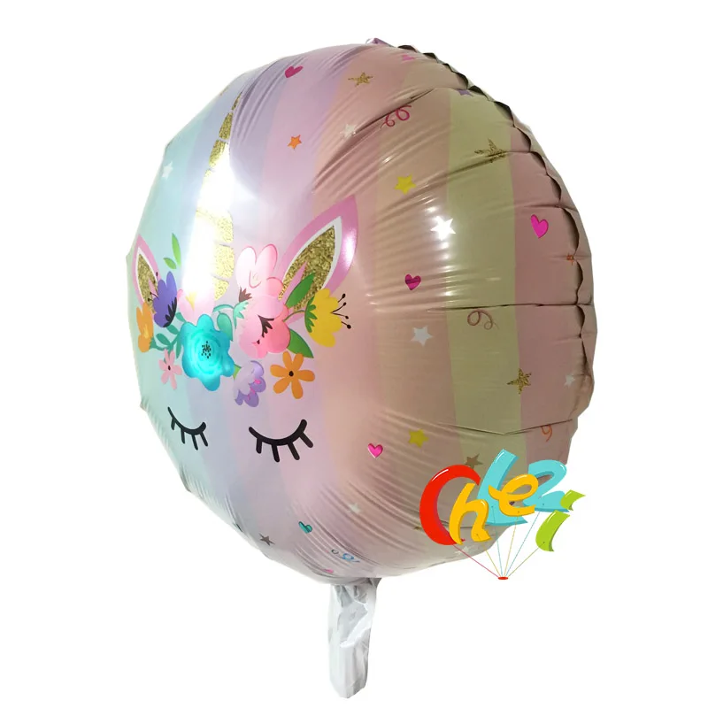 7 шт. Мультяшные ресницы фольгированные воздушные шары-единороги на день рождения, вечерние, свадебные, юбилей, вечеринка, украшение, принадлежности, воздушный шар, подарок для ребенка
